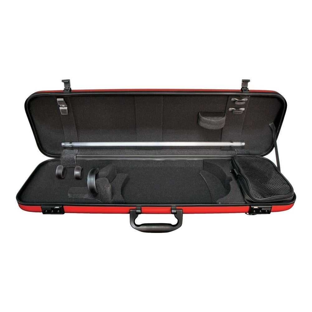 GEWA Idea 2.3 Oblong Violin Case (Red Fiberglass)