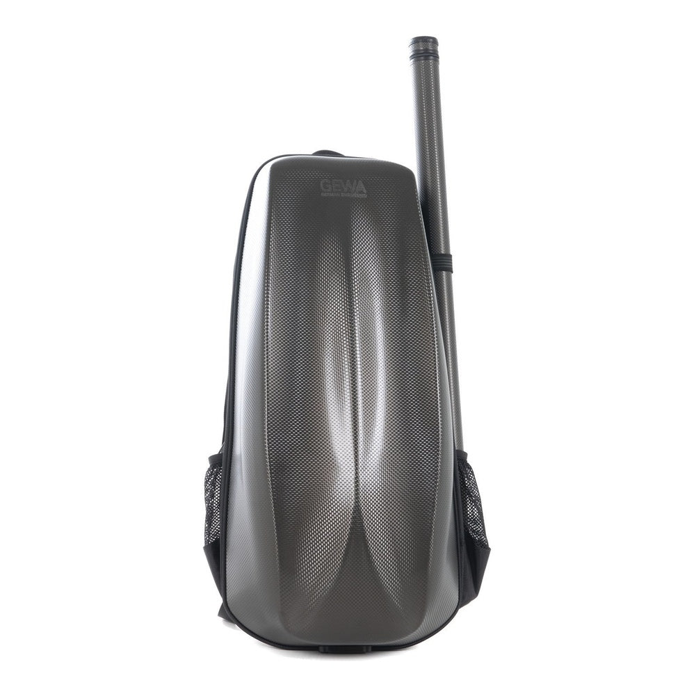 GEWA Space Bag Backpack Violin Case (Titanium Polycarbonate)