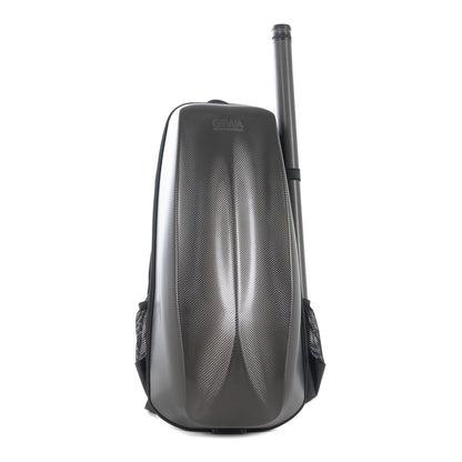 GEWA Space Bag Backpack Violin Case (Titanium Polycarbonate)