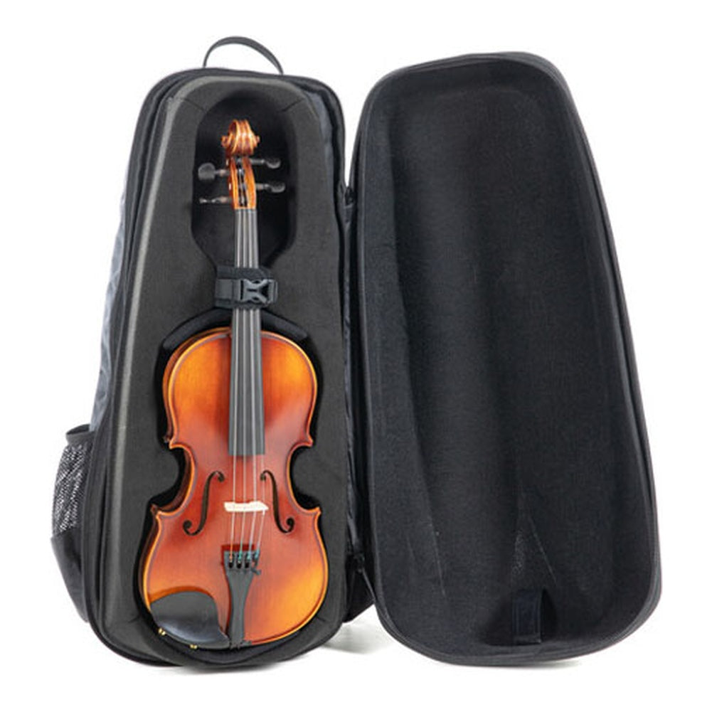 GEWA Space Bag Backpack Violin Case (Titanium Polycarbonate)