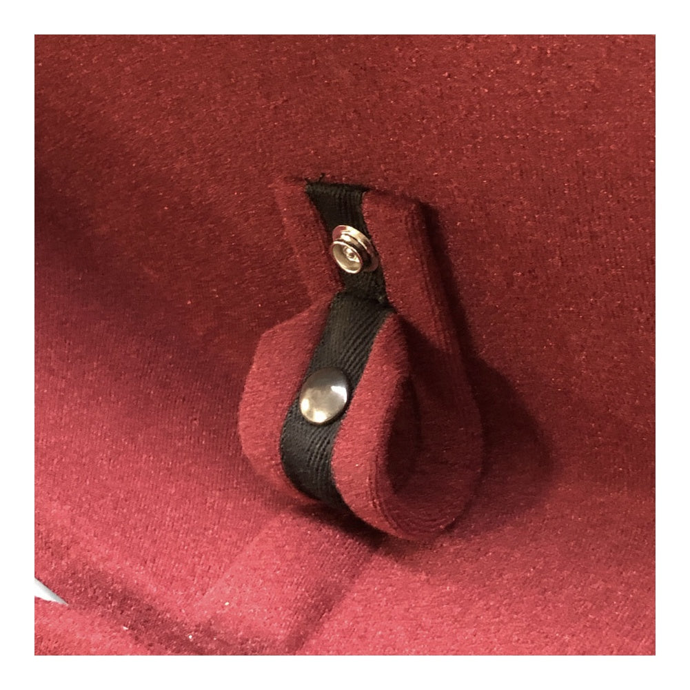 Idea 4.9 Rolly Cello Case (Fiberglass Shell) — bow holder strap detail