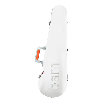 Bam Graffiti Hightech Contoured Violin Case – White / Orange