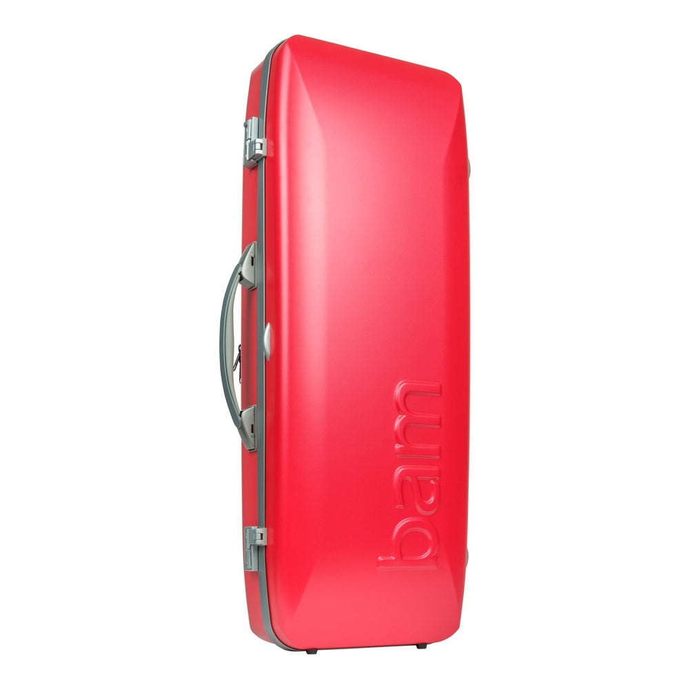 Étui oblong pour alto Bam Graffiti Hightech – Rouge framboise / Argent