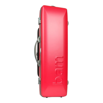 Étui oblong pour violon Bam Graffiti Hightech – Rouge framboise / Argent