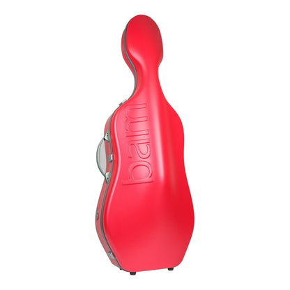 Bam Graffiti Hightech Slim Cello Case – Raspberry Red / Silver, side view