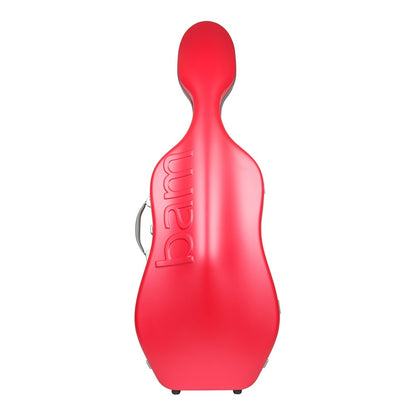 Bam Graffiti Hightech Slim Cello Case – Raspberry Red / Silver
