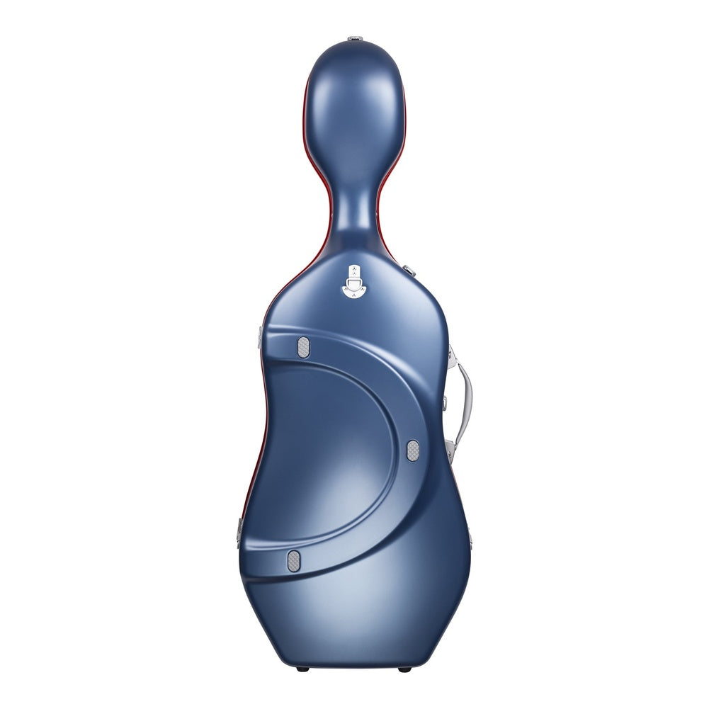 Bam Graffiti Hightech Slim Cello Case – Navy Blue / Red, back
