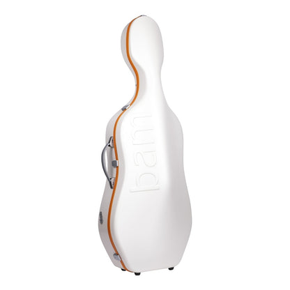 Bam Graffiti Hightech Slim Cello Case – White / Orange, side view