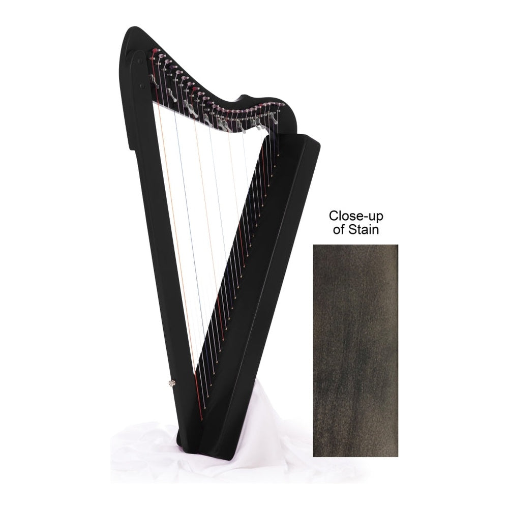 Harpsicle® Harps Flatsicle™ Harp (With Levers on C, F & B) - Black