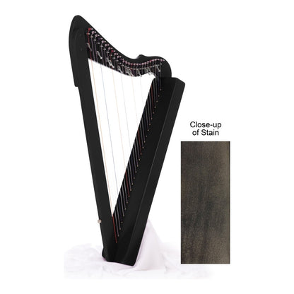 Harpsicle® Harps Flatsicle™ Harp (With Levers on C, F & B) - Black