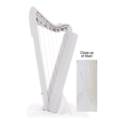 Harpsicle® Harps Flatsicle™ Harp (With Levers on C, F & B) - White