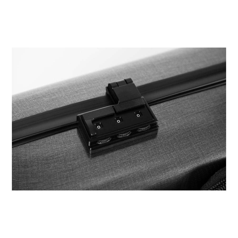 Étui oblong pour violon Bam Hightech – Tweed, serrure à combinaison à 3 chiffres