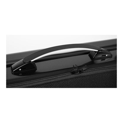 Étui oblong pour violon Bam Hightech – Carbone noir, poignée latérale