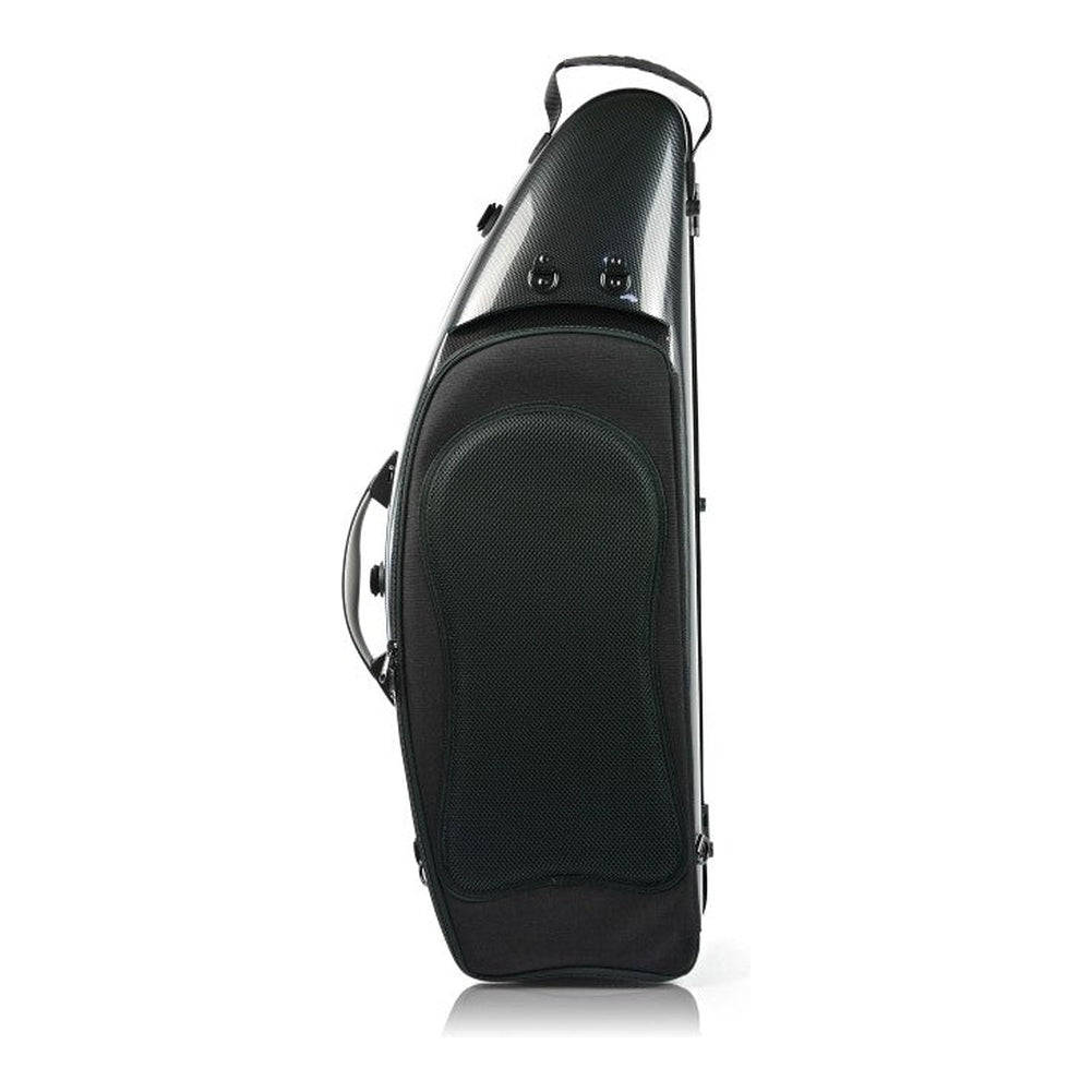 Étui pour saxophone ténor Bam Hightech – dos avec coussin et pochette intégrés