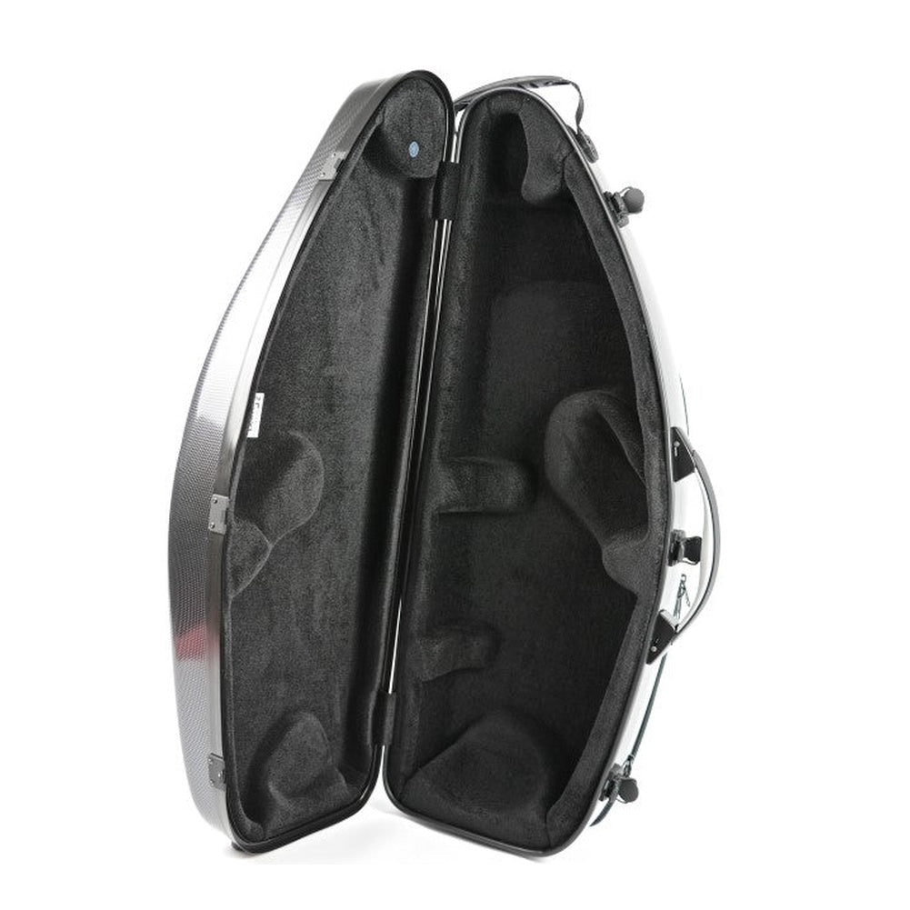 Étui pour saxophone ténor Bam Hightech – intérieur ouvert