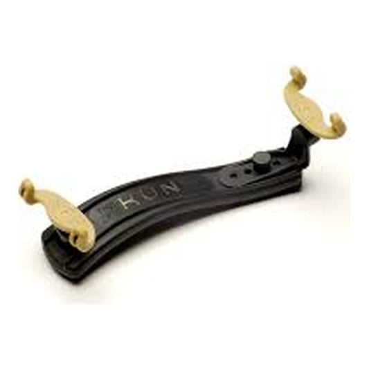 Kun Original Violin Shoulder Rest - Black (4/4, 1/2, Mini) - Black / 4/4