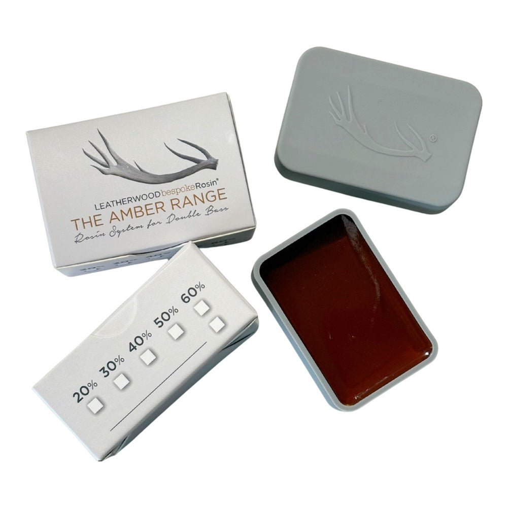 Leatherwood Amber Range Double Bass Rosin (30% to 60%)