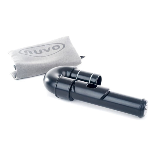 Nuvo Curved Head Joint for Student Flute (with Tote Bag) - Black
