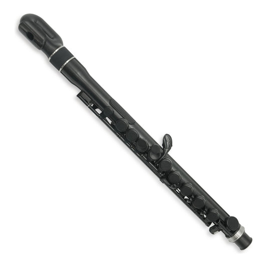 Nuvo jFlute 2.0 Beginner Flute Kit (Ages 4-10) - Black/Black