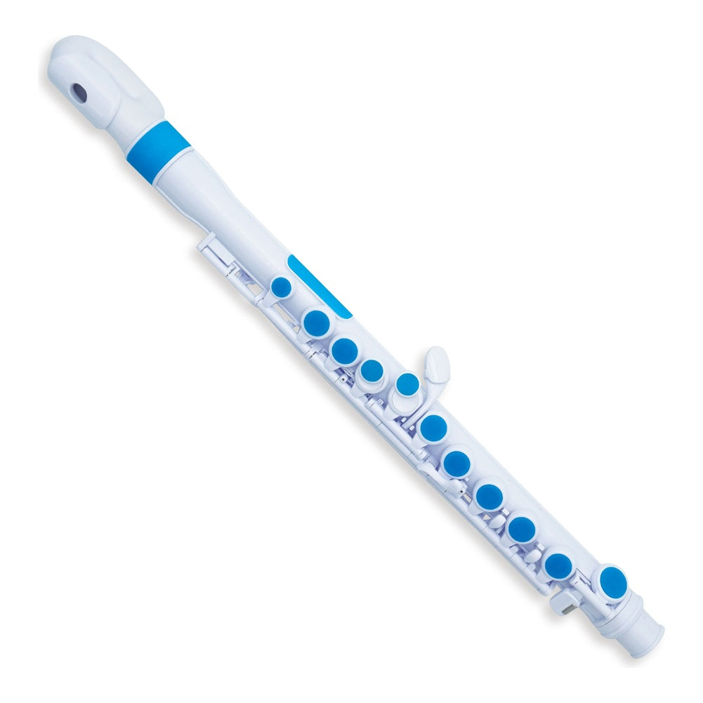 Nuvo jFlute 2.0 Beginner Flute Kit (Ages 4-10) - White/Blue