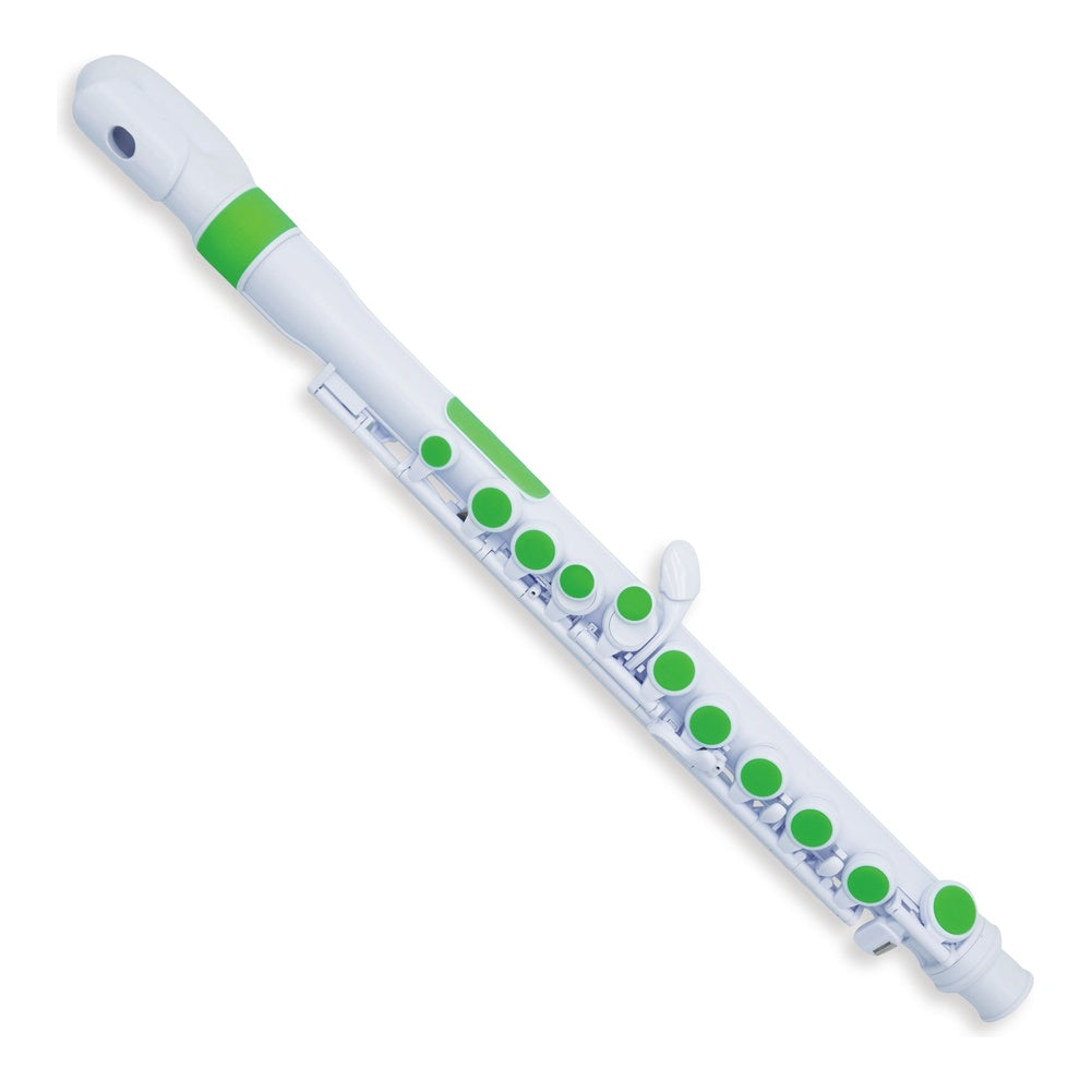 Nuvo jFlute 2.0 Beginner Flute Kit (Ages 4-10) - White/Green