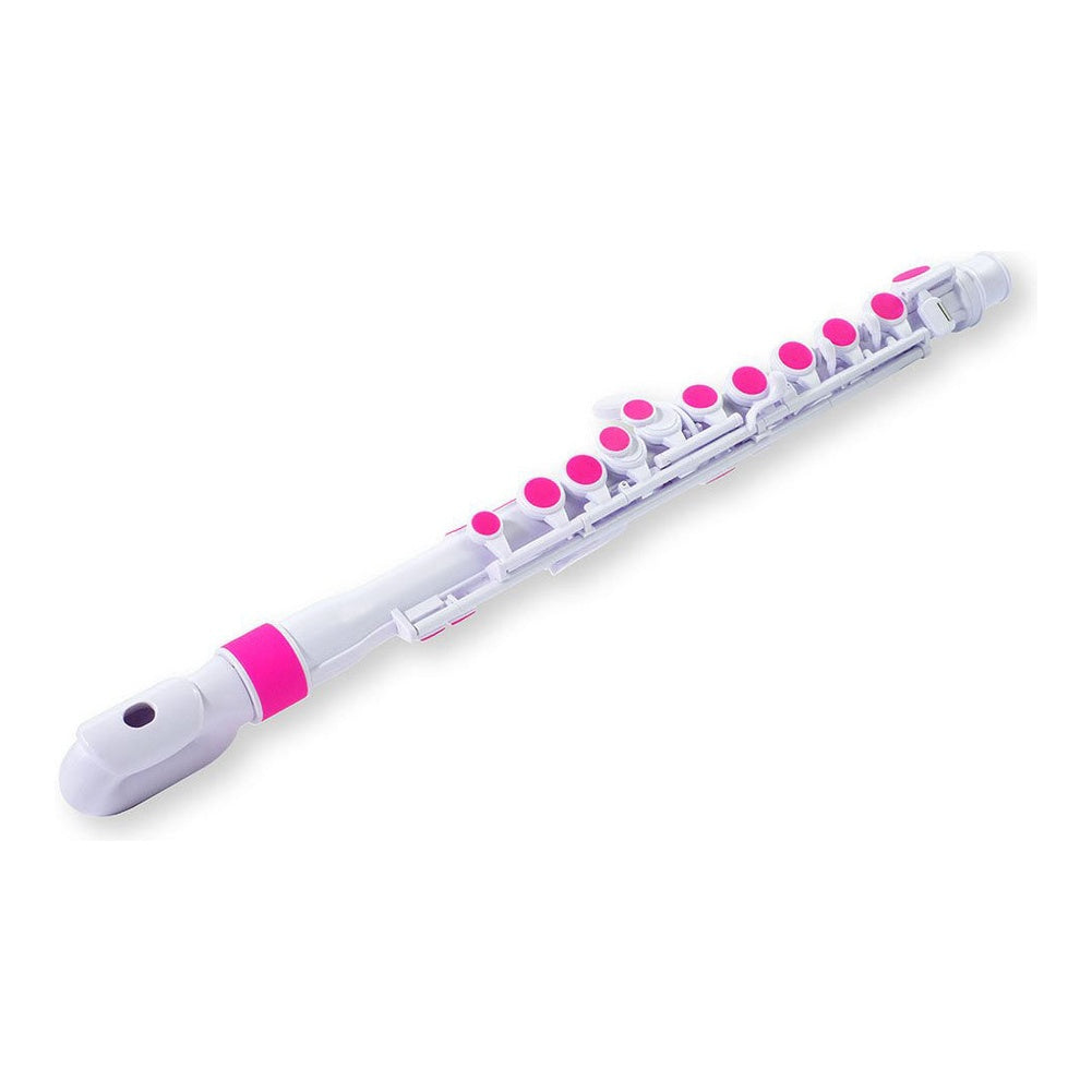 Nuvo jFlute 2.0 Beginner Flute Kit (Ages 4-10) - White/Pink