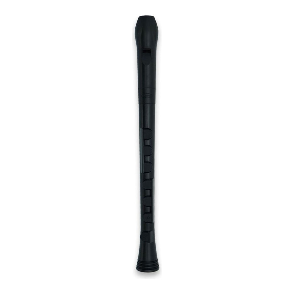 Nuvo Recorder+ Soprano Recorder with Silicone Keys (Baroque or German) - Black/Black / German