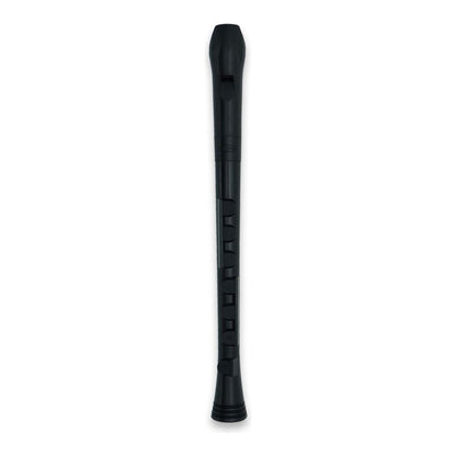 Nuvo Recorder+ Soprano Recorder with Silicone Keys (Baroque or German) - Black/Black / German