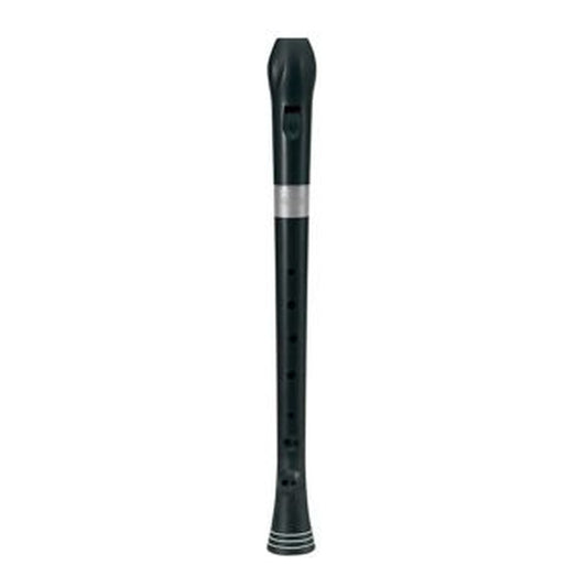 Nuvo Soprano Recorder (Baroque or German Fingering) - Black/Black / German