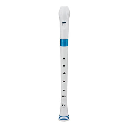 Nuvo Soprano Recorder (Baroque or German Fingering) - White/Blue / German