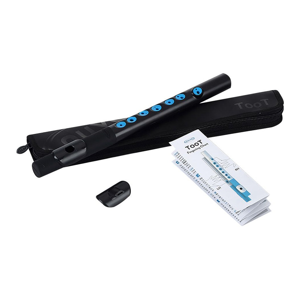 Nuvo TooT 2.0 Beginner Flute (Pre-Band Instrument) - Black/Blue