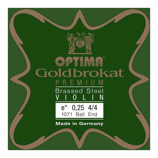 Optima Goldbrokat Brassed Premium Violin Single Strings