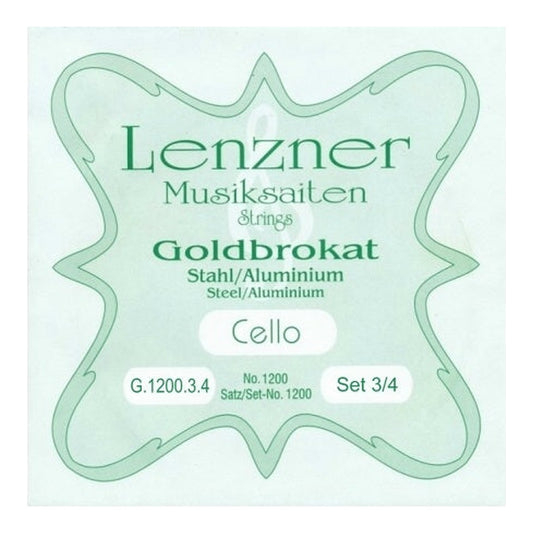 Optima Goldbrokat Cello String Set (4/4 - 1/4 Size)
