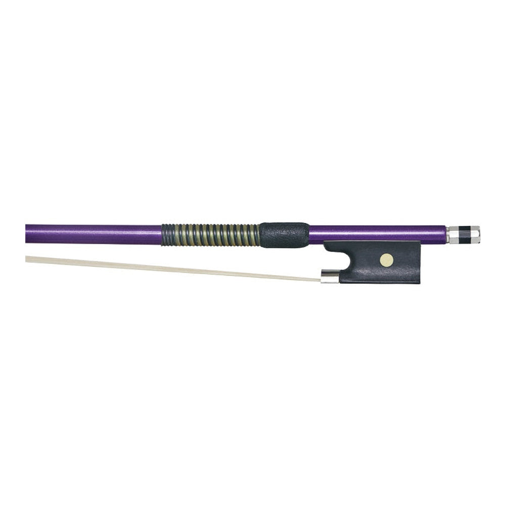P&H Bows Master Class Student Violin Bow with Easy Re-Hair - 3/4 / Purple