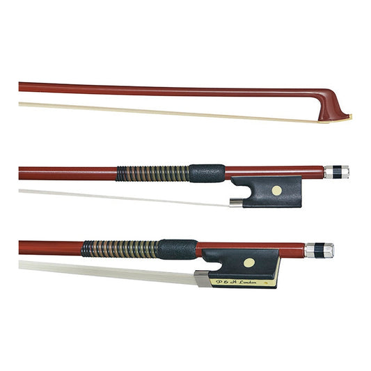 P&H Bows Master Class Student Fibreglass Violin Bow with Easy Re-Hair - 1/8