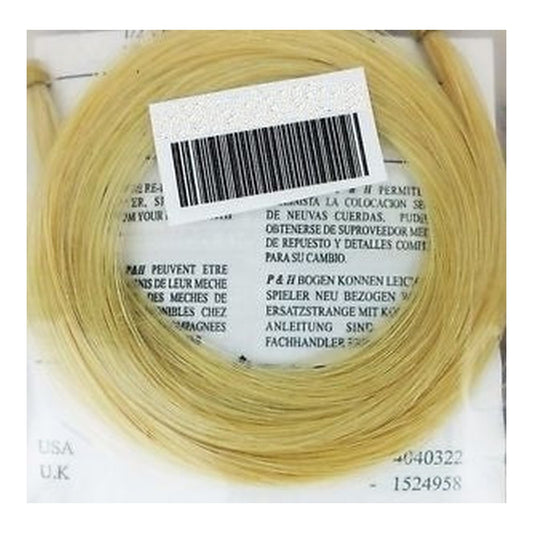 Natural Double Bass Bow Rehair Kit for P&H Bows