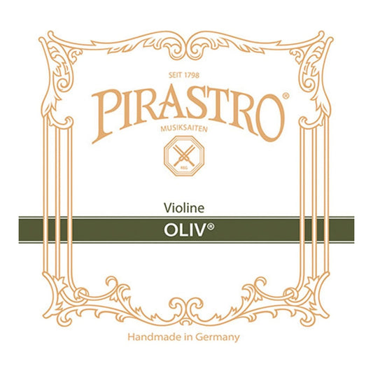 Pirastro Oliv Violin String Set (Handmade Gut Core)