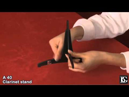 Support pour clarinette en si bémol (se range à plat)