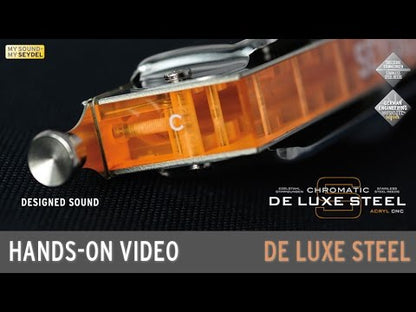 De Luxe Solo Steel Chromatic Harmonica (Stainless Steel Reeds) Demo