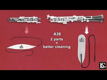 Écouvillon pour hautbois (bambou, soie et microfibre)