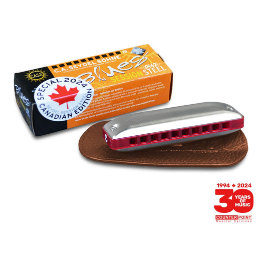 Seydel Session Steel Blues Harmonica (Canadian Edition)