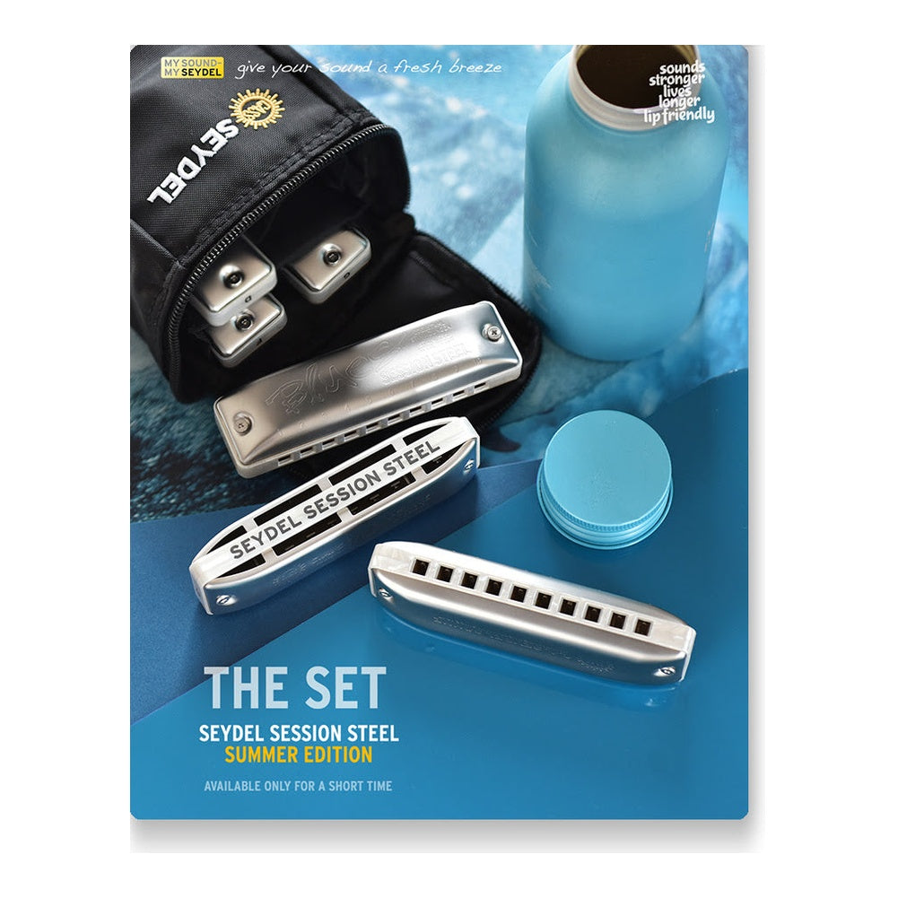 Seydel Session Steel 2026 Summer Edition Harmonica Set (6 Keys)