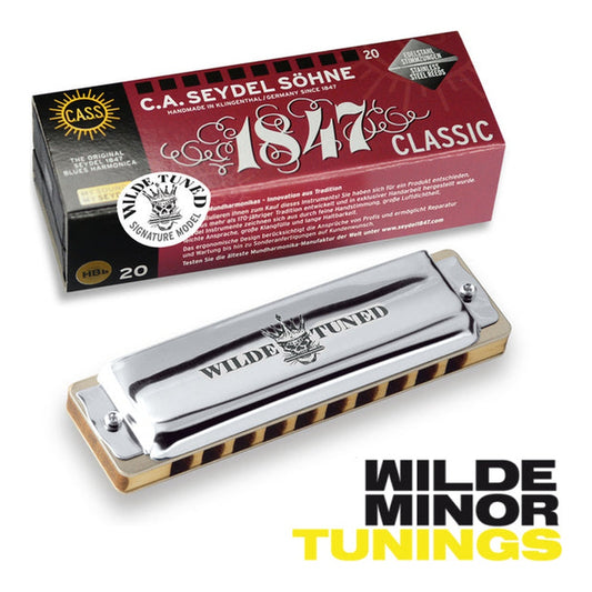 Seydel 1847 Classic Wilde Minor Harmonica (Stainless Steel Reeds)