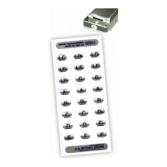 Seydel 1847 Noble Harmonica Key Label Set (G to High A)