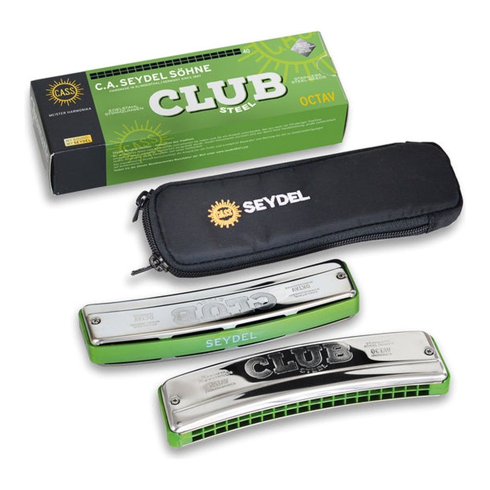 Seydel Club Steel Octave Harmonica (Stainless Steel Reeds)
