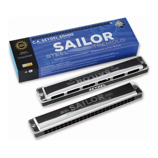 Seydel Sailor Steel Tremolo Harmonica (Stainless Steel Reeds)