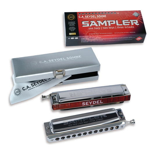 Seydel Sampler Dual Key Harmonica (Stainless Steel Reeds)