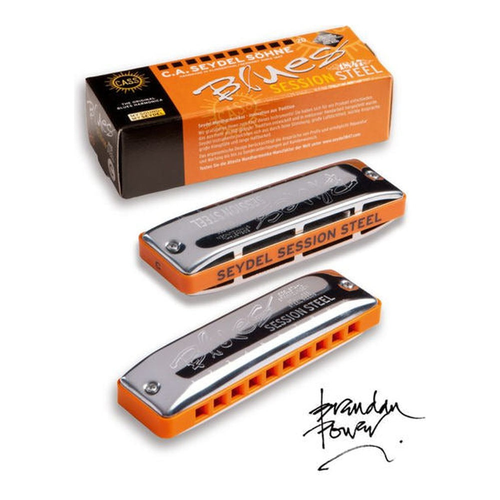 Seydel Session Steel Powerbender Harmonica (10-Hole Diatonic)