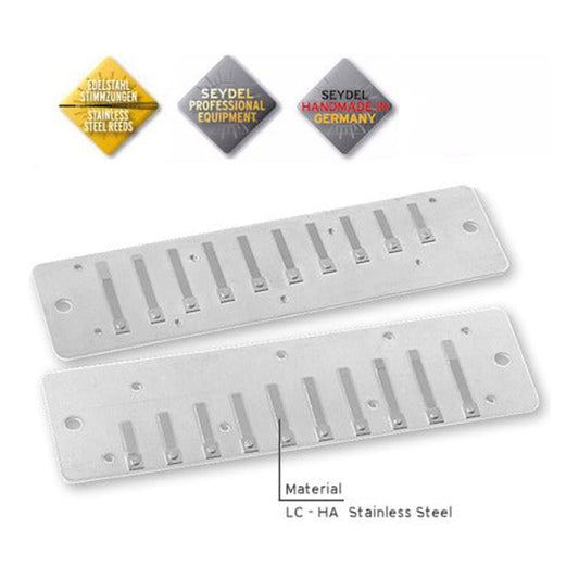 Seydel Session Steel Reedplate Set (German Silver)