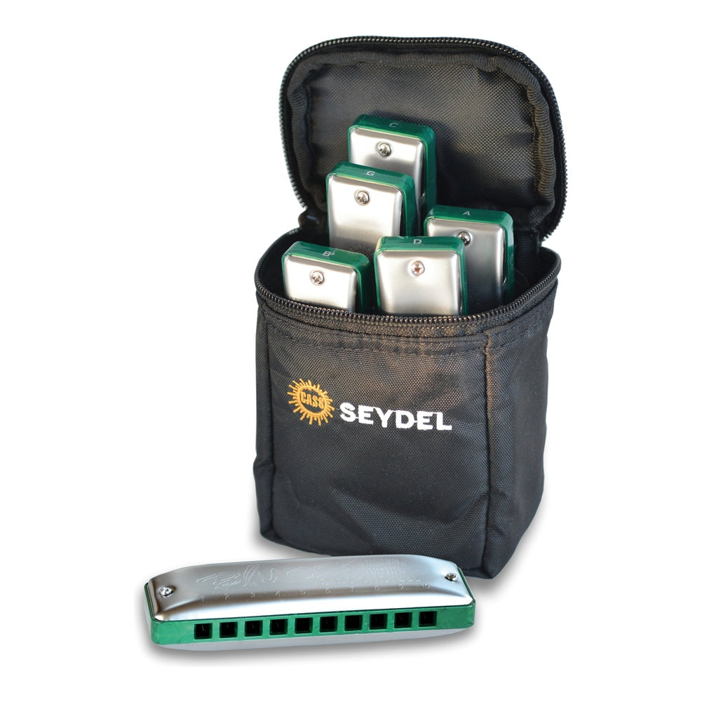 Seydel Session Steel Summer Edition Harmonica Set (6 Keys & Bag)